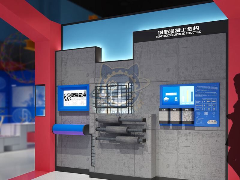 Reinforced concrete for collaborative work — City & Society exhibit for science museums