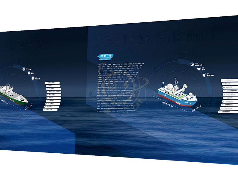 research vessel — Earth & Ecology exhibit for science museums