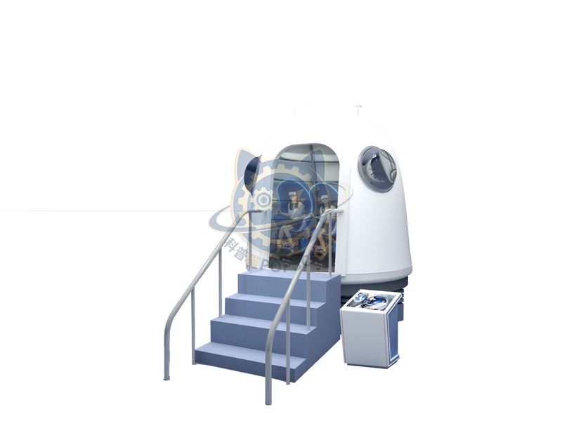 Return capsule simulation — Aerospace & Astronomy exhibit for science museums