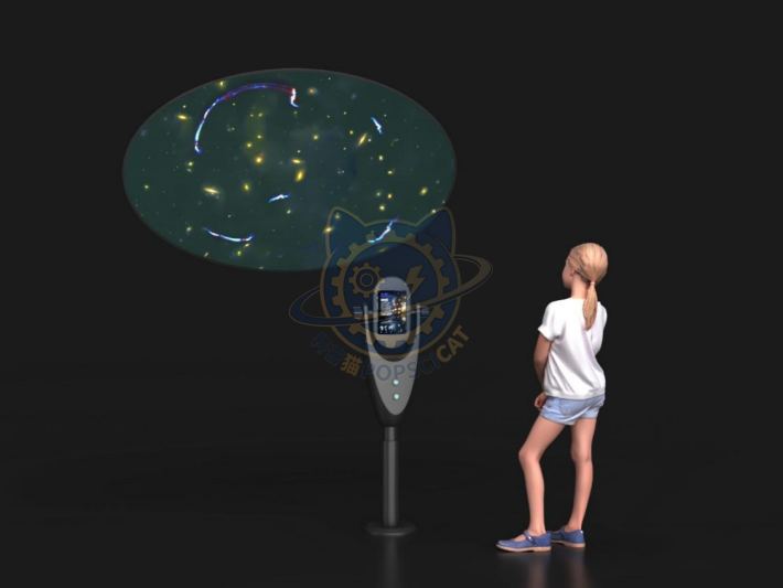 Searching for dark matter — Aerospace & Astronomy exhibit for science museums