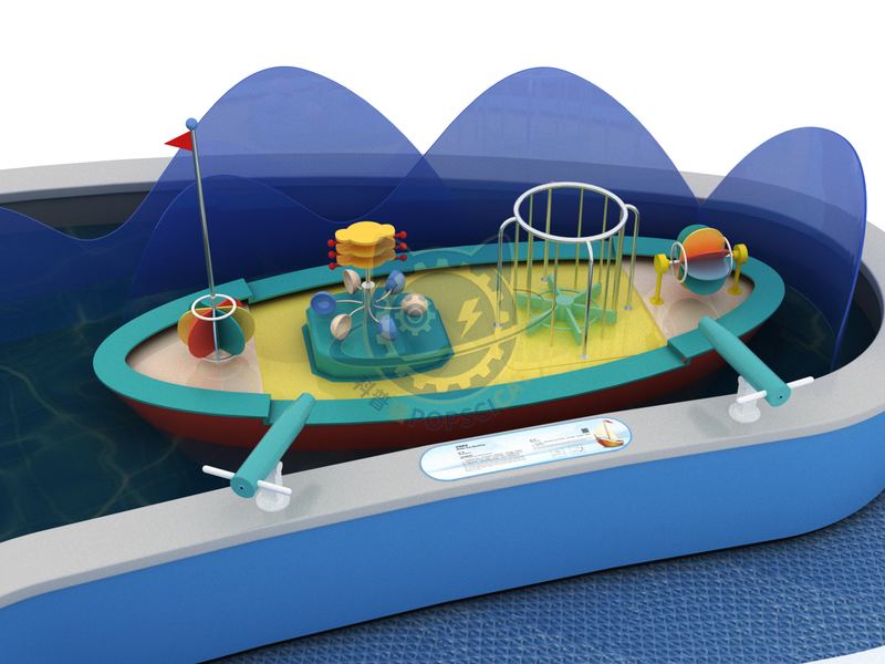 Seaside Adventure - Water Gun Shooting — Basic Science exhibit for science museums