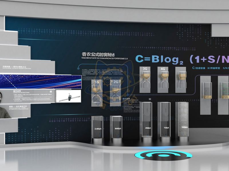 Shannon formula — Digital & AI exhibit for science museums