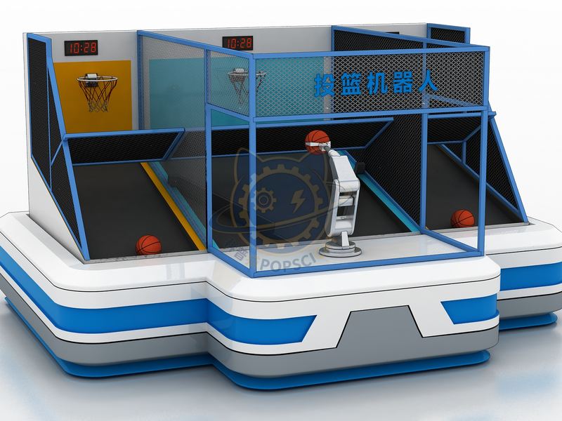 Shooting robot — Digital & AI exhibit for science museums