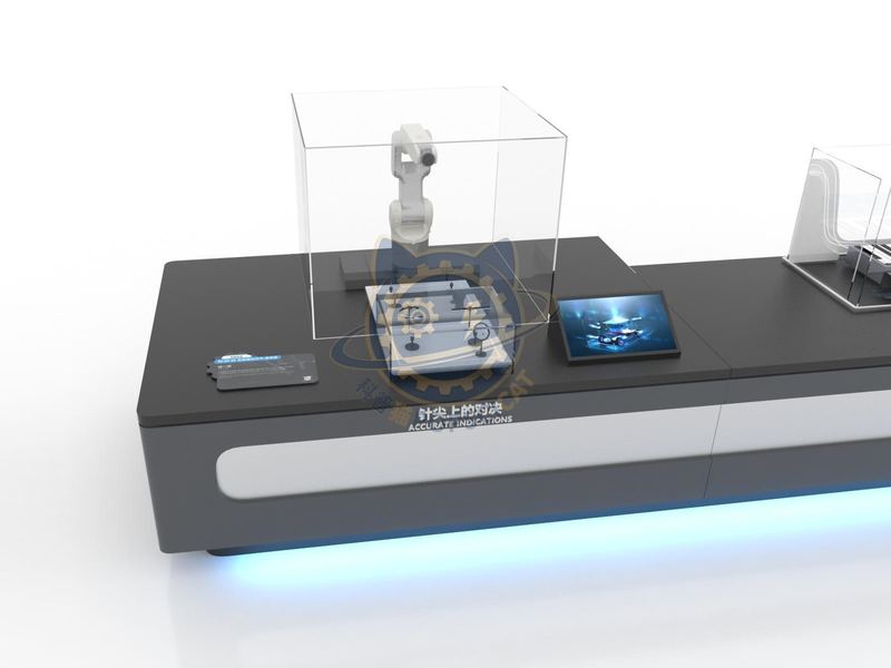 The showdown on the needle tip — Frontier Technology exhibit for science museums