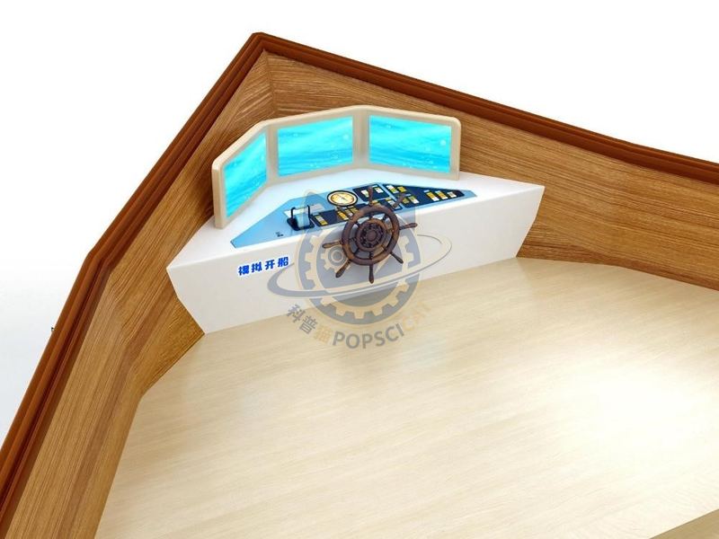 Simulate sailing — Earth & Ecology exhibit for science museums