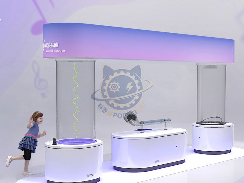 Sonic vibration — Basic Science exhibit for science museums