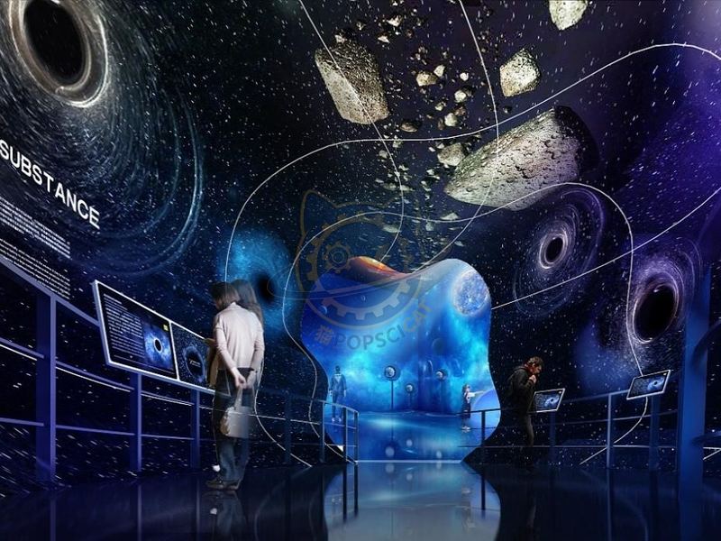 Space-time distortion — Aerospace & Astronomy exhibit for science museums