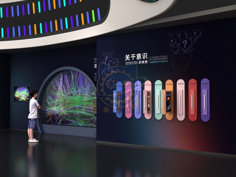 Speculation about consciousness — Digital & AI exhibit for science museums