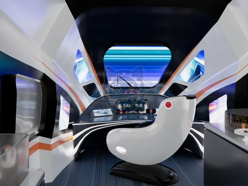 Sprint Capsule High Speed Rail — City & Society exhibit for science museums