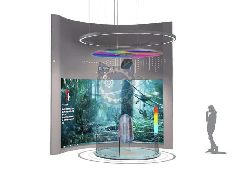 Stealth material — Frontier Technology exhibit for science museums