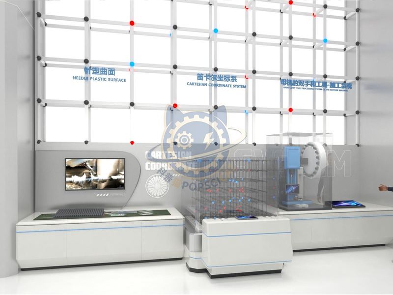 Surface machining — Frontier Technology exhibit for science museums