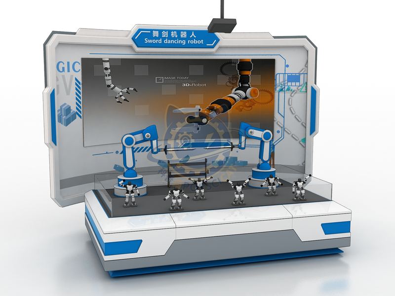 Sword Dance Robot — Digital & AI exhibit for science museums