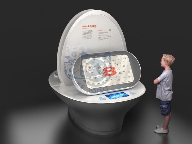 Synesthesia: Characters and Colors — Digital & AI exhibit for science museums