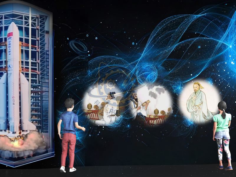 A thinker who is brave enough to explore — Aerospace & Astronomy exhibit for science museums