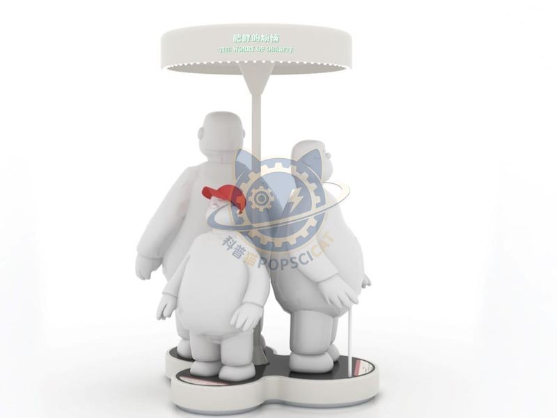 The troubles of obesity — Life Science & Health exhibit for science museums