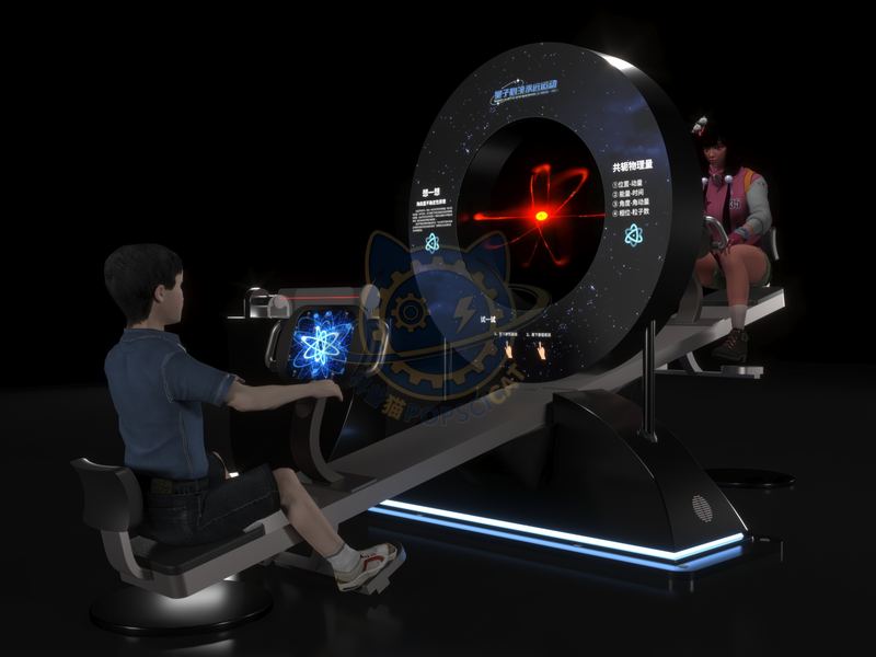 Uncertainty Principle - Fish and Bear Paw Cannot Have It Both — Frontier Technology exhibit for science museums