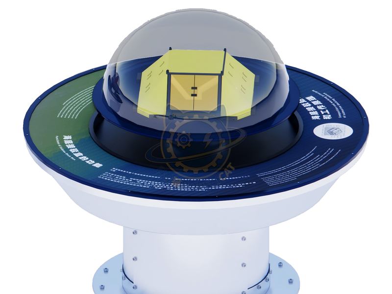 Underwater connection box — Earth & Ecology exhibit for science museums
