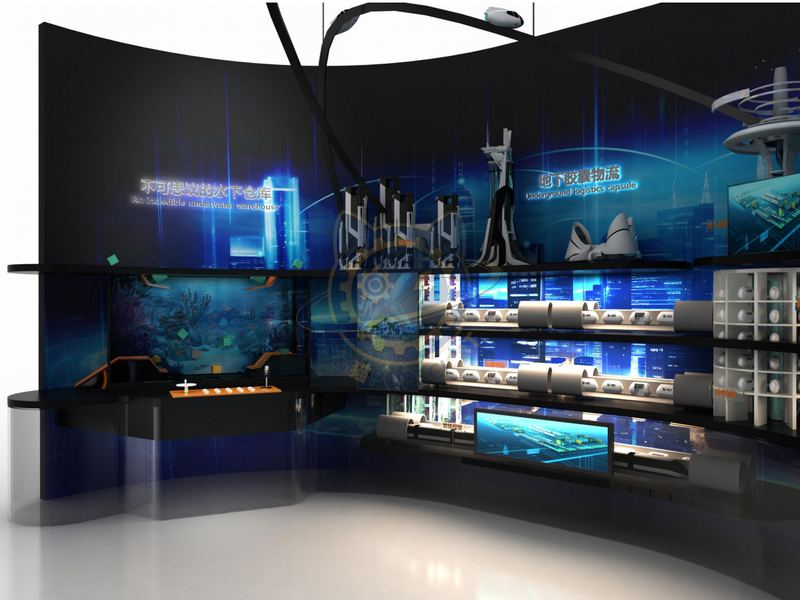 Underwater warehouse — Frontier Technology exhibit for science museums