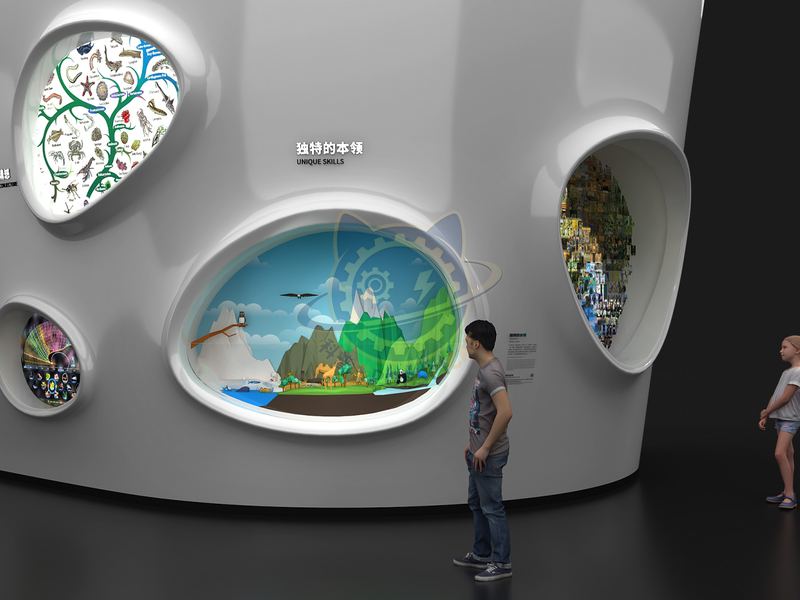 Unique skills — Life Science & Health exhibit for science museums