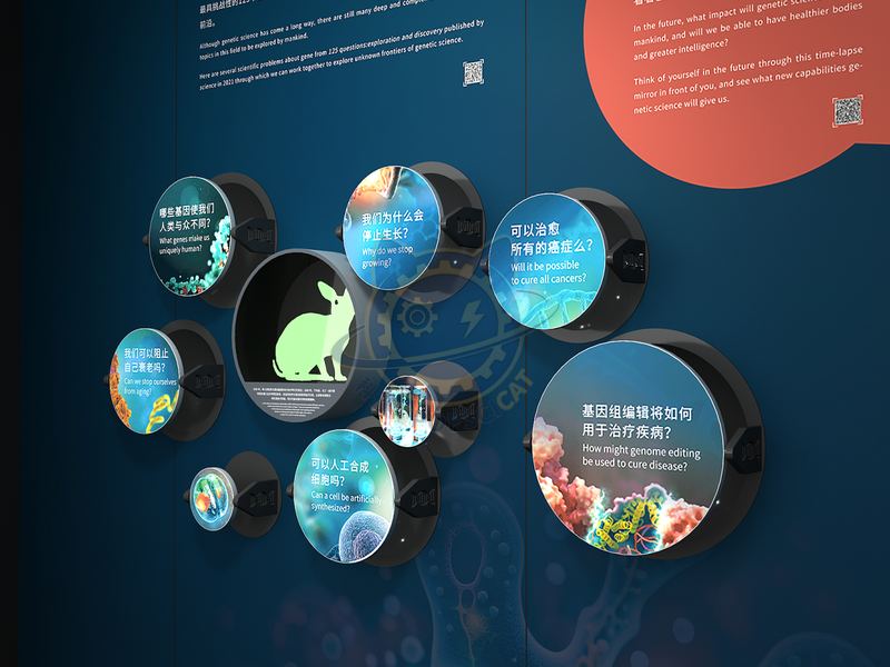 The unknown frontier of genetic science — Life Science & Health exhibit for science museums