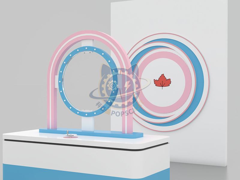 Water lens — Children's Discovery exhibit for science museums