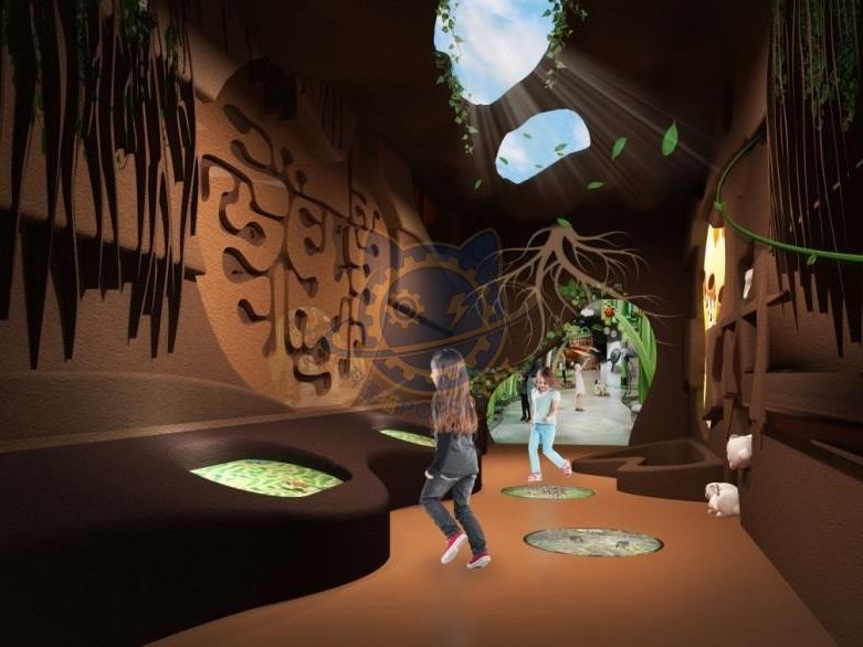 What's underground — Earth & Ecology exhibit for science museums