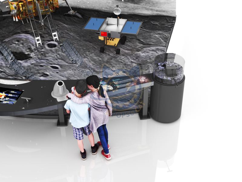 The wheels of the lunar rover — Aerospace & Astronomy exhibit for science museums