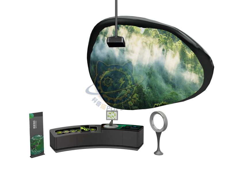 World Rainy Pole — Earth & Ecology exhibit for science museums