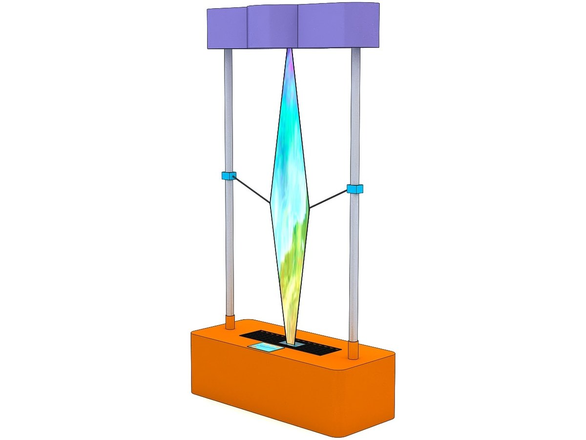 Bubble Curtain — water play element