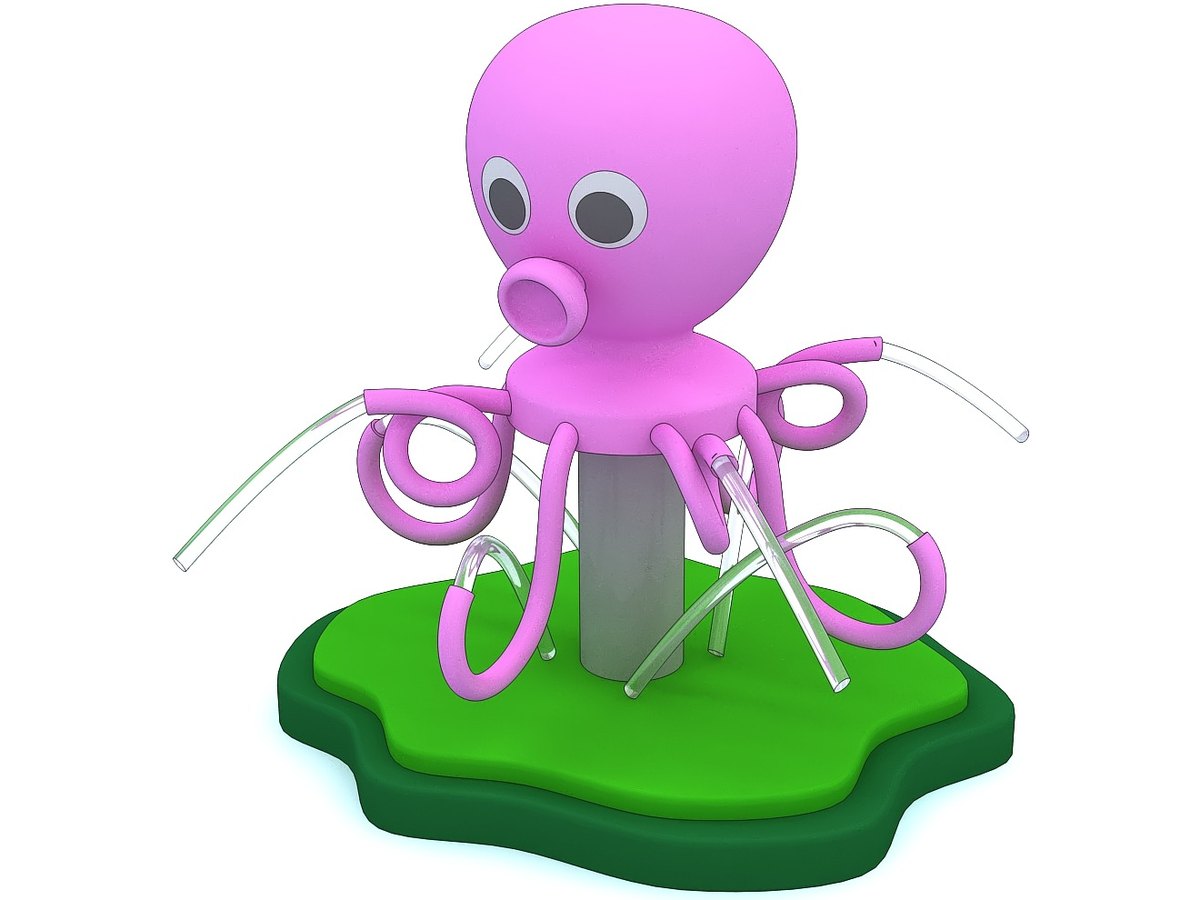 Octopus Spray — water play element