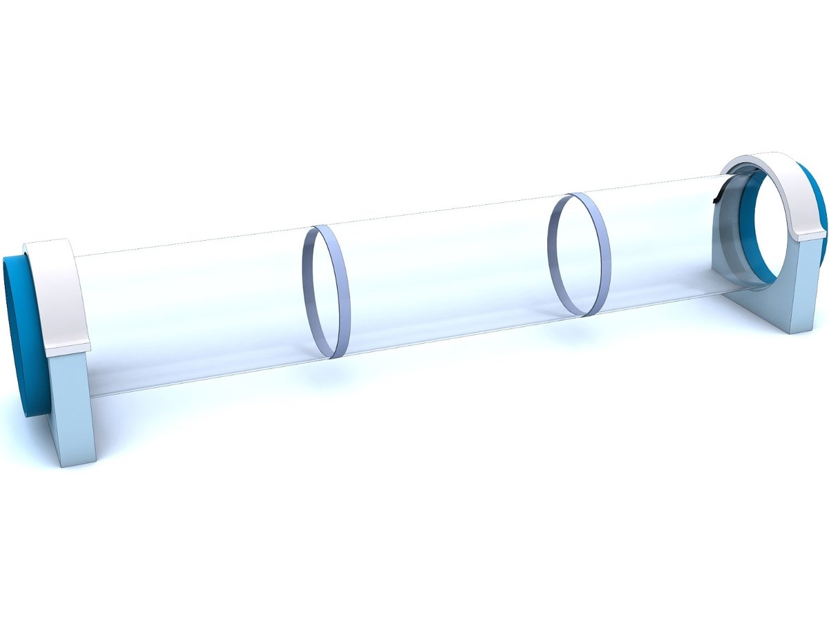 See-Through Water Tunnel — water play element
