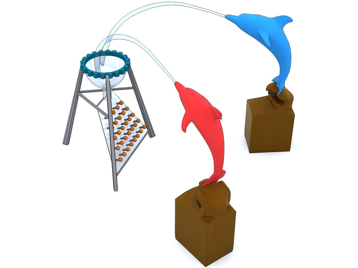 Shouting Fountain — water play element