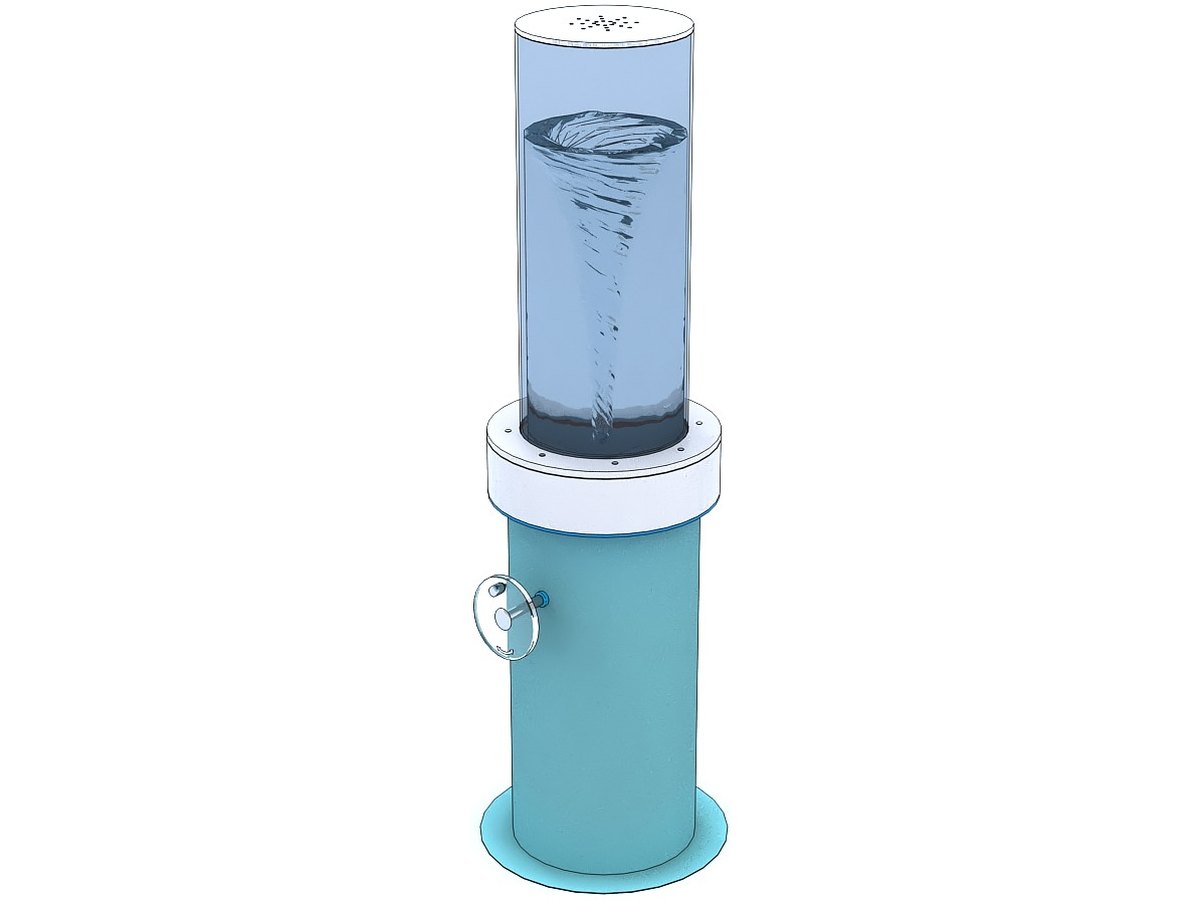 Vortex Column — water play element