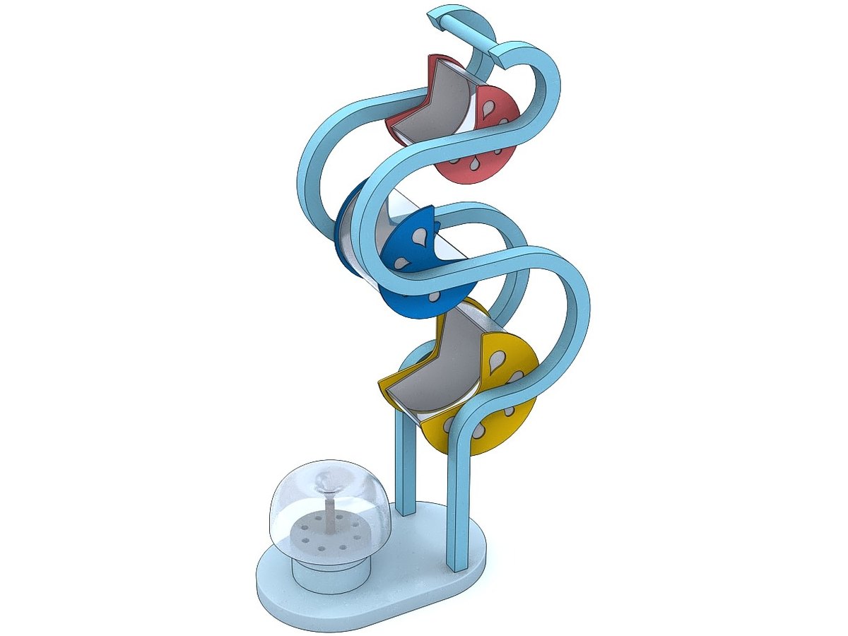 Water Mushroom Spiral — water play element