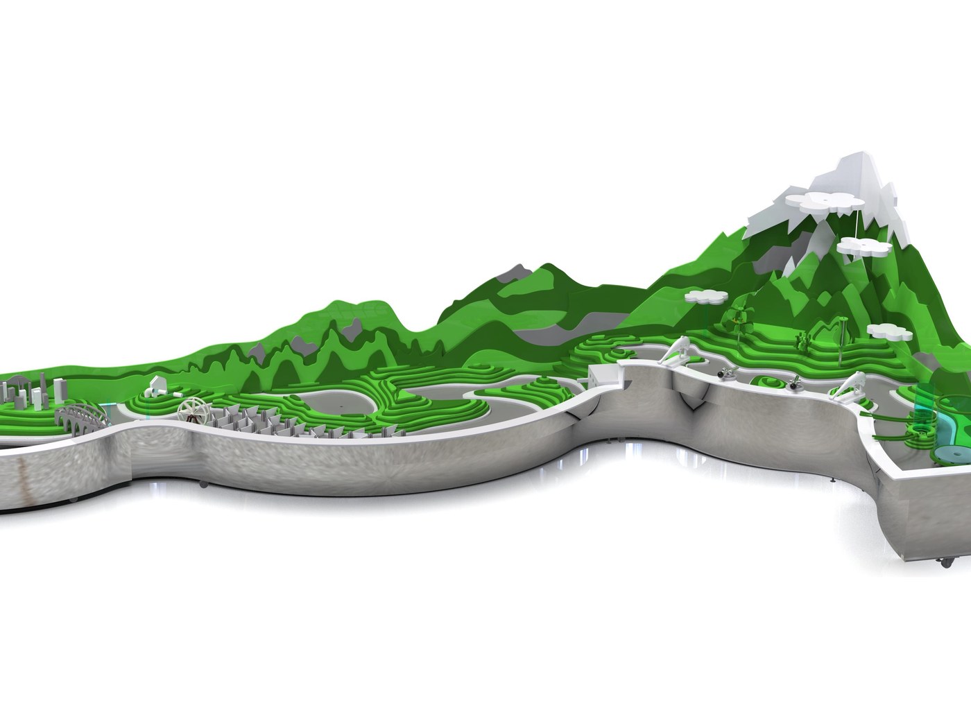 Mountain Terrace Lab — water play zone layout